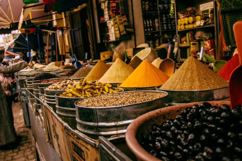 Pimentas e especiarias
do marrocos